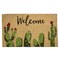 Northlight Natural Coir Cactus "Welcome" Outdoor Doormat 18" x 30"
